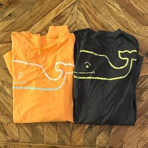 2 MENS MED Vinyard Vines Long Sleeve Shirts